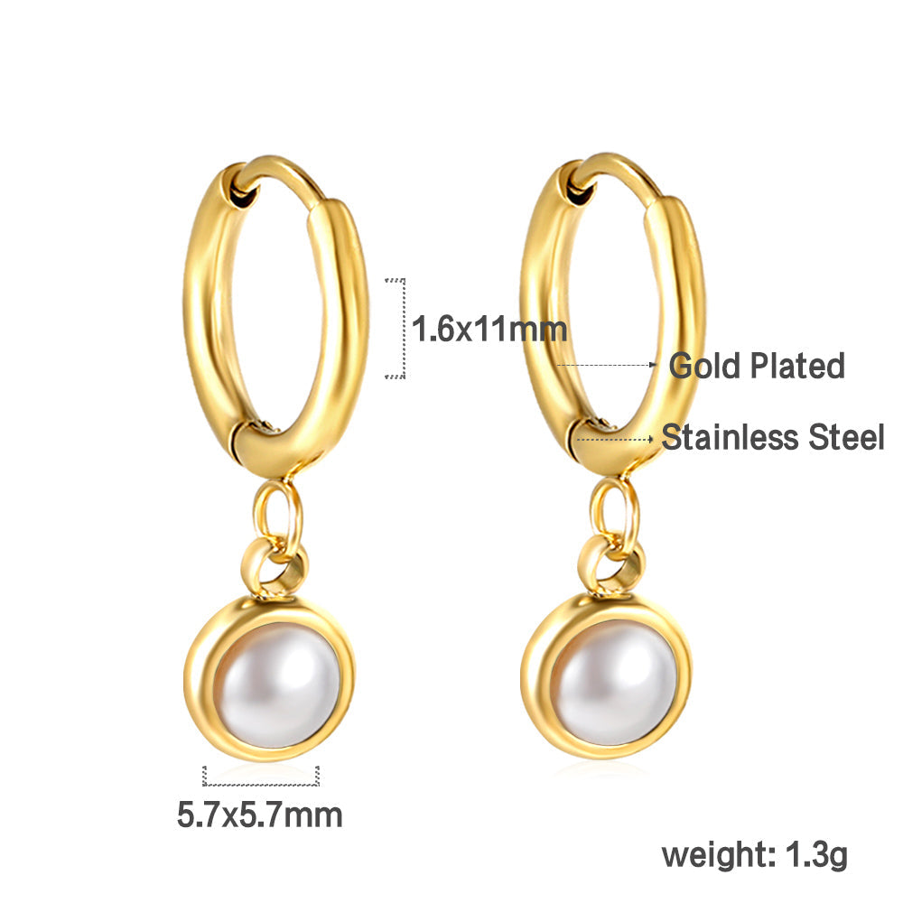 Customized children's earrings with oil drops asonjewelry