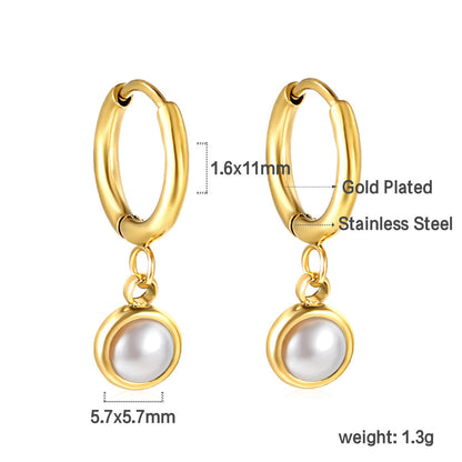 Customized children's earrings with oil drops asonjewelry