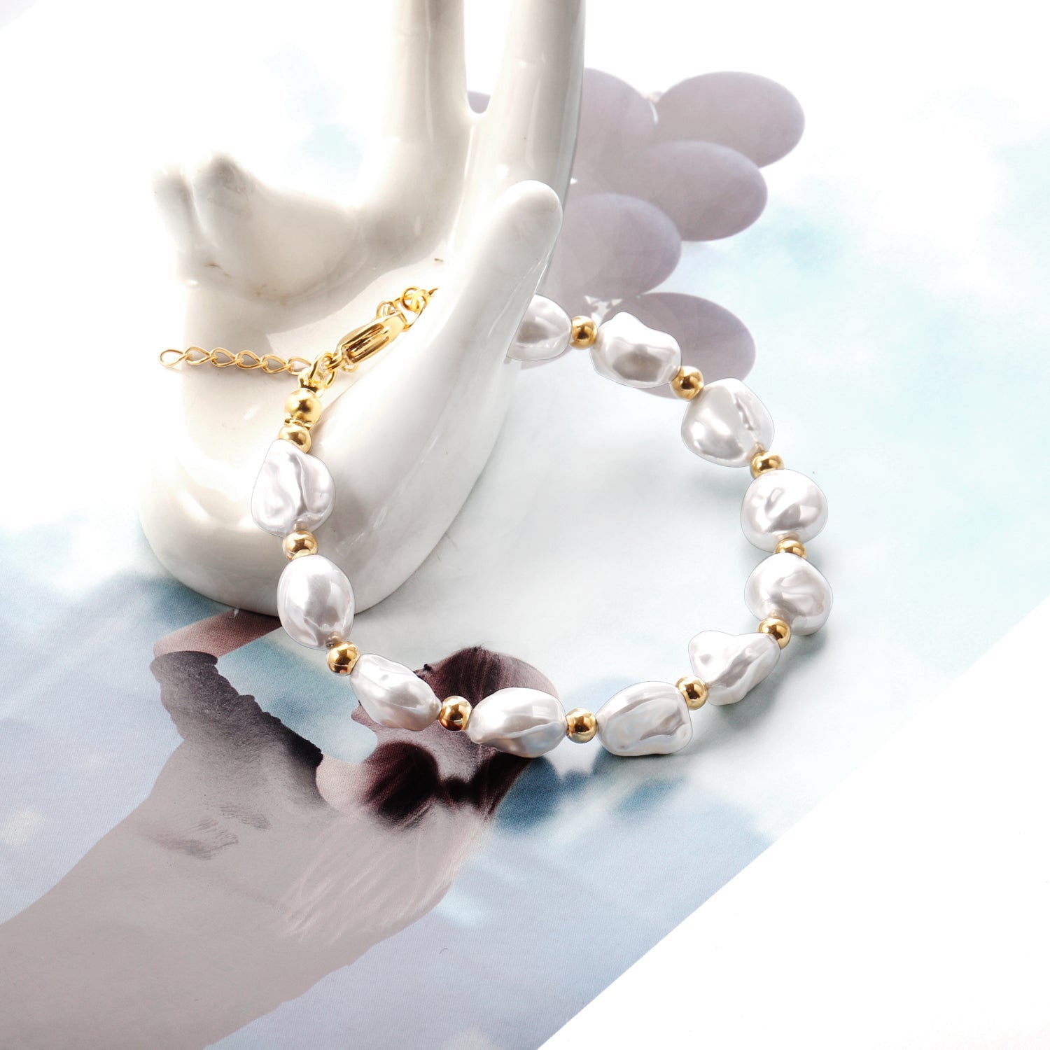 Small Yang Peach Bracelet 10mm 20+5cm asonjewelry