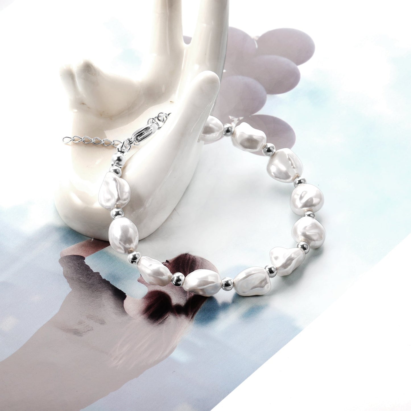 Small Yang Peach Bracelet 10mm 20+5cm asonjewelry