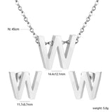 Steel/Gold Cut Letters Set without Diamonds A-Z