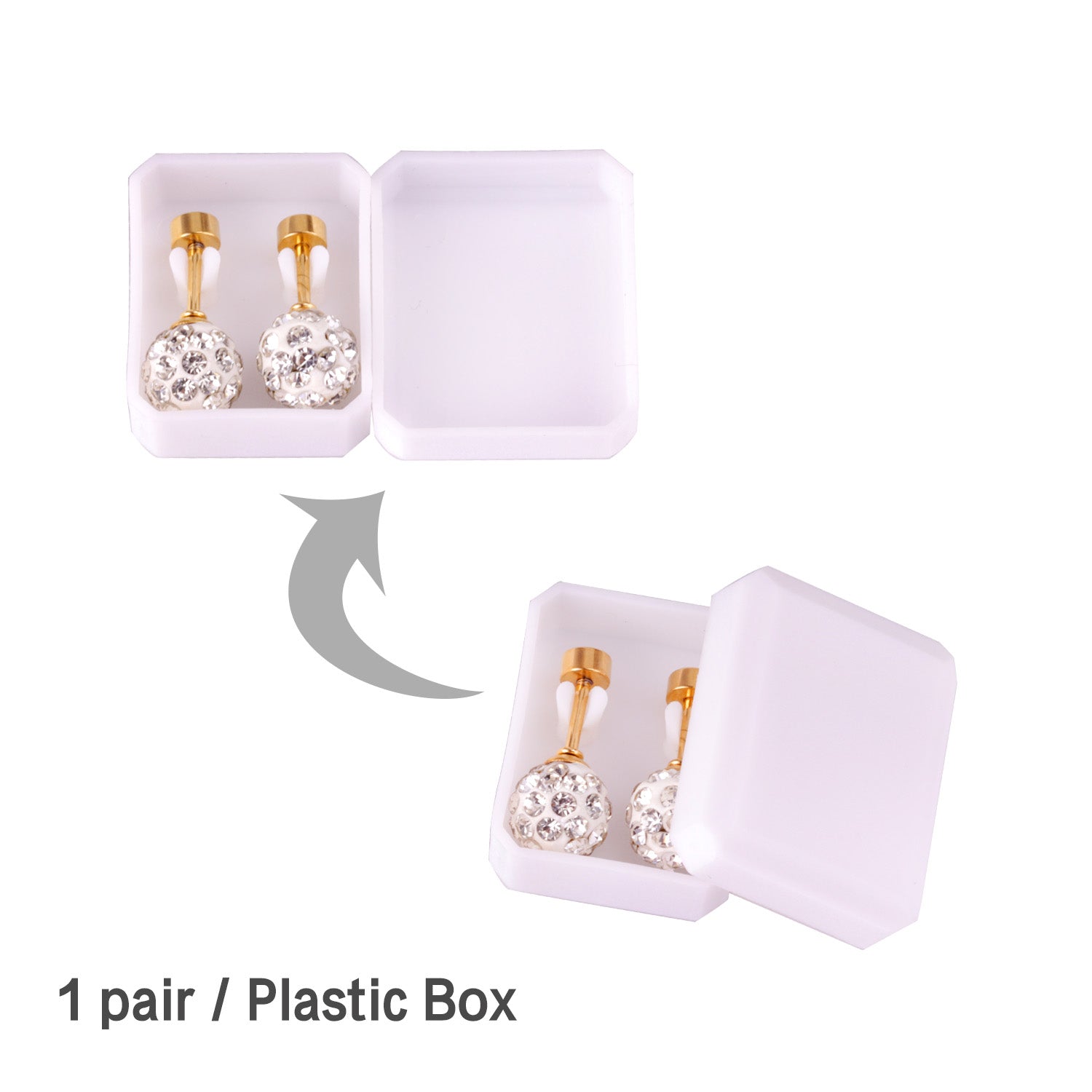 4mm/6mm/8mm Gold/Steel Shambhala Mixed Color Plugs asonjewelry