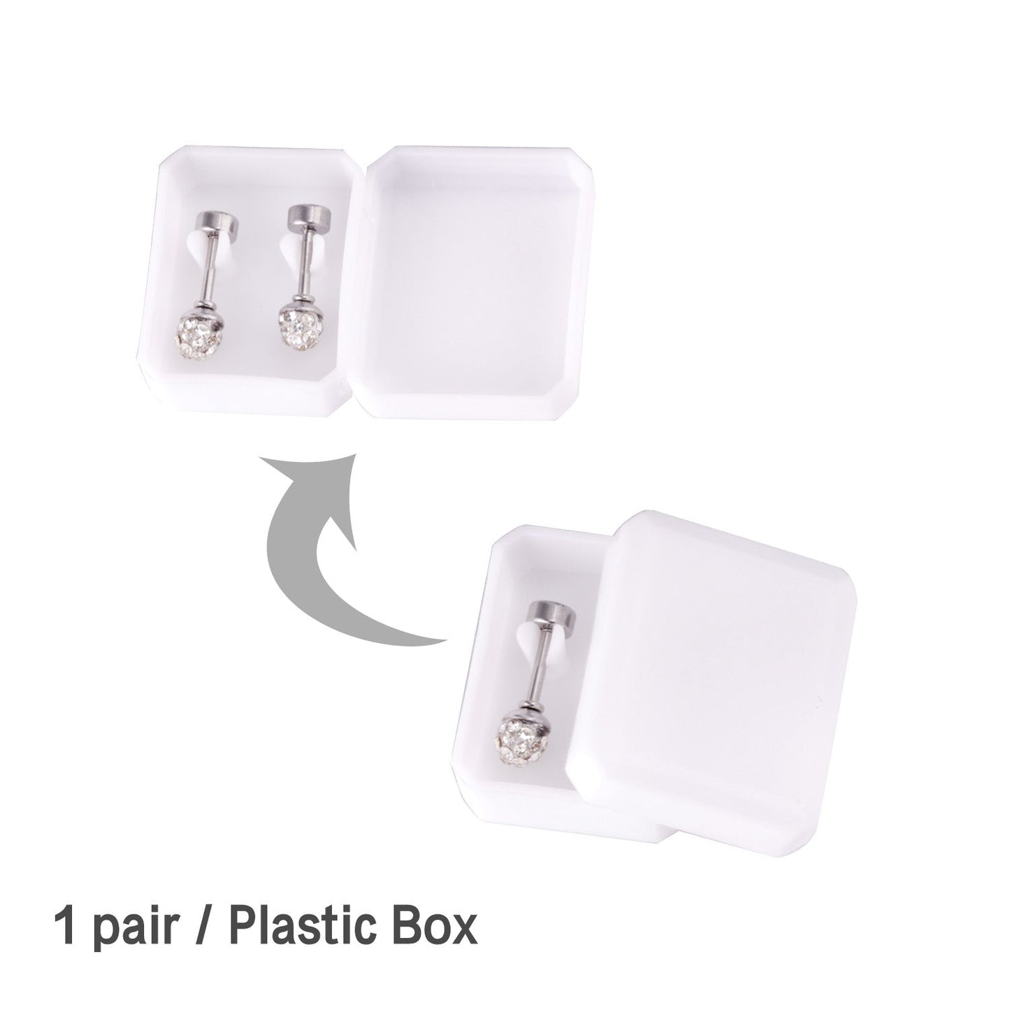 4mm/6mm/8mm Gold/Steel Shambhala Mixed Color Plugs asonjewelry