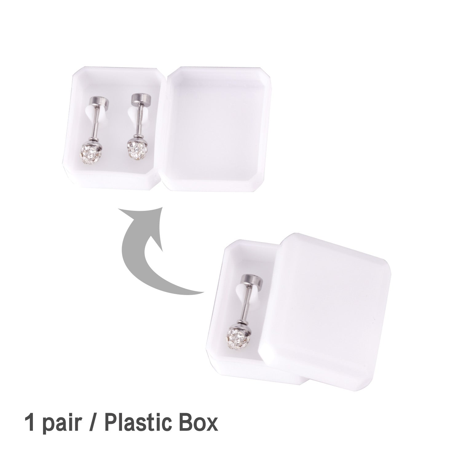 4mm/6mm/8mm Gold/Steel Shambhala Mixed Color Plugs asonjewelry