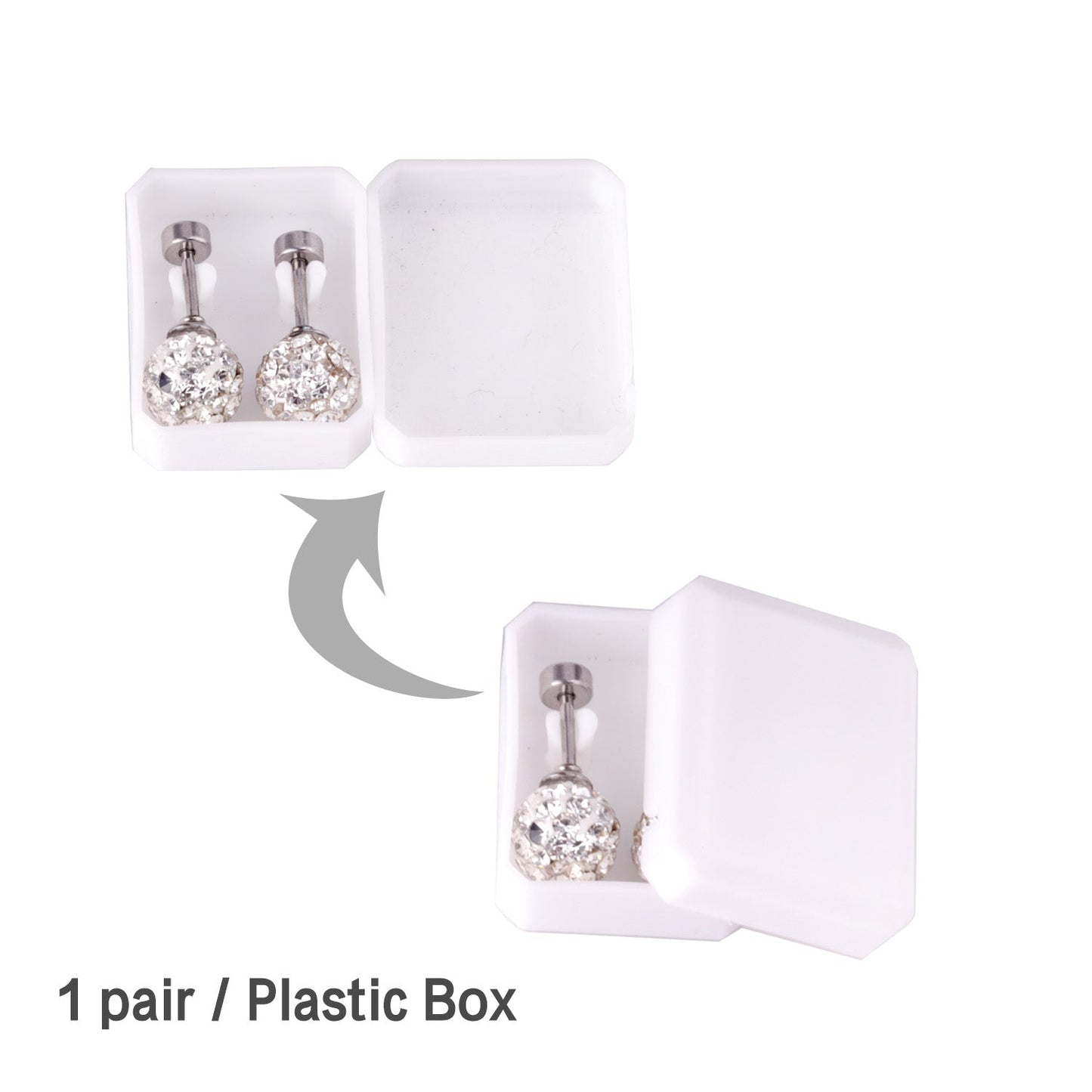 4mm/6mm/8mm Gold/Steel Shambhala Mixed Color Plugs asonjewelry