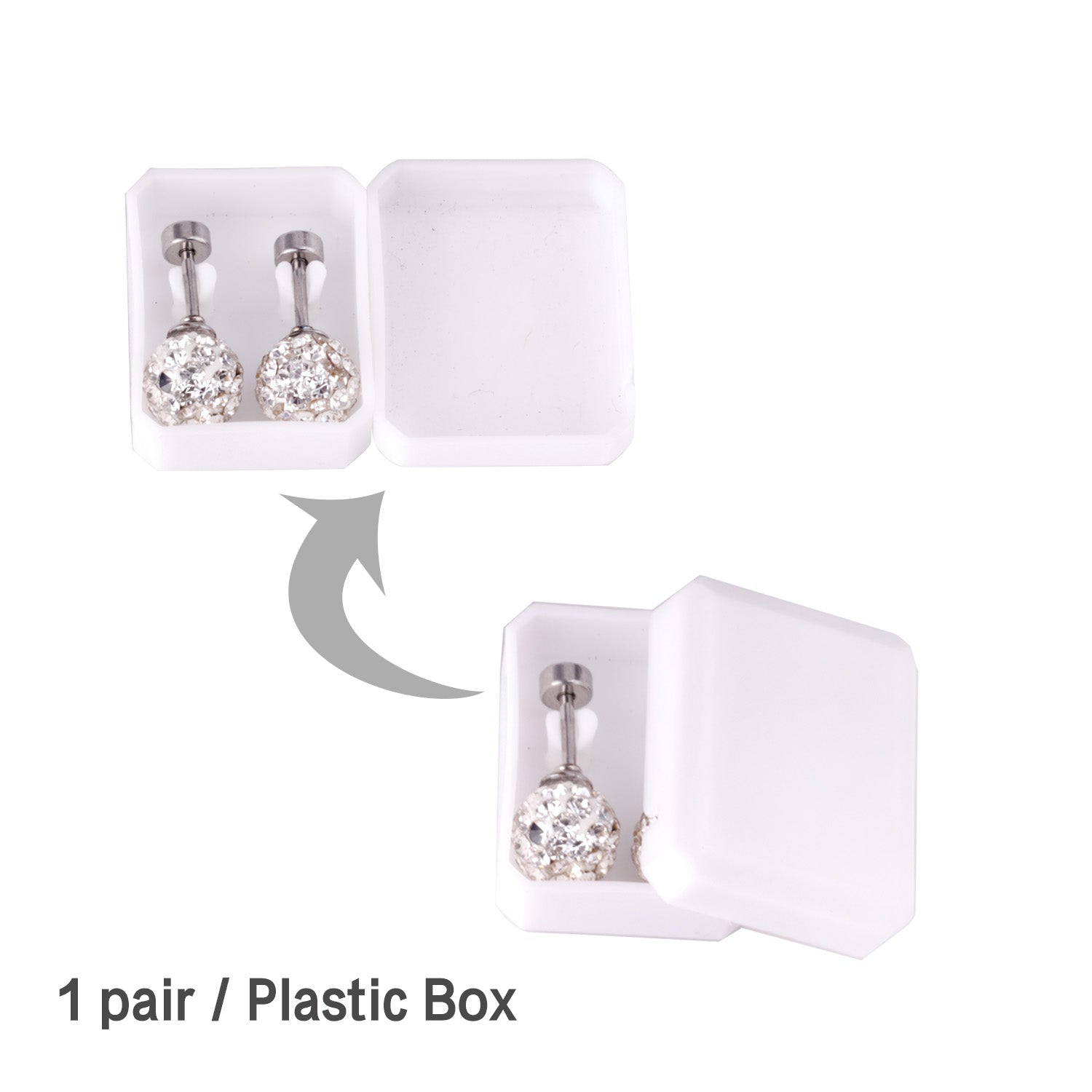 4mm/6mm/8mm Gold/Steel Shambhala Mixed Color Plugs asonjewelry