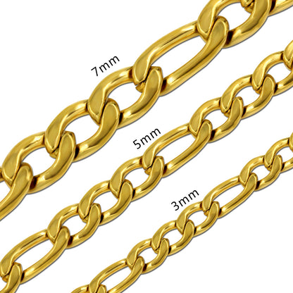 Fashion 5mm & 7mm Necklace DIY Matching Chain asonjewelry