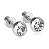 12 pairs 5mm steel/golden steel ball with drilled screw plugs