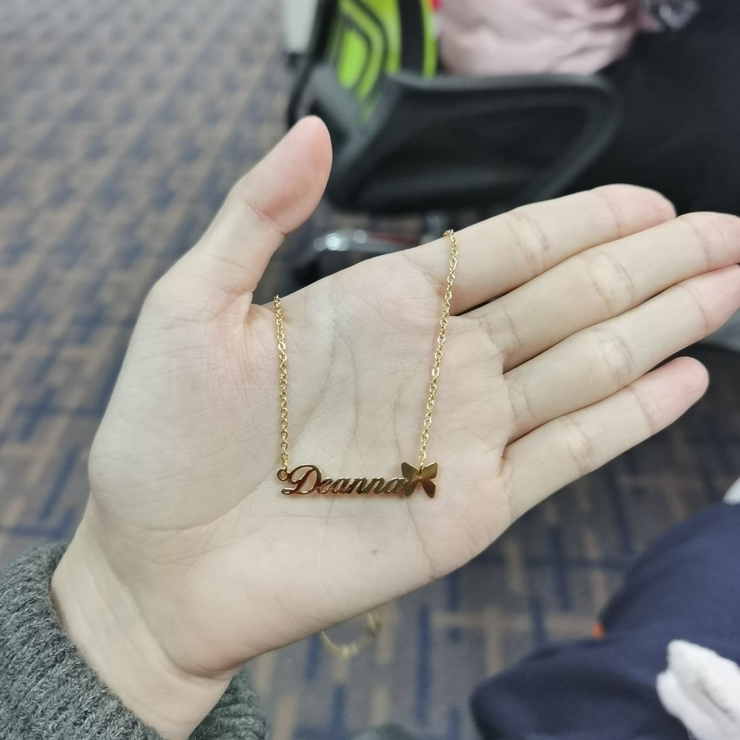 Lettering customization style 2 316L asonjewelry