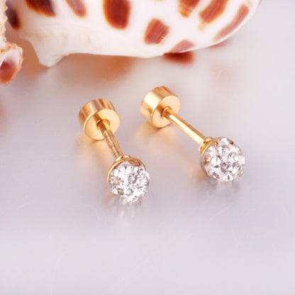 4mm/6mm/8mm Gold/Steel Shambhala Mixed Color Plugs asonjewelry