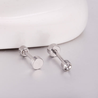 3mm/6mm Gold & Steel Column Mixed Drill Plugs asonjewelry