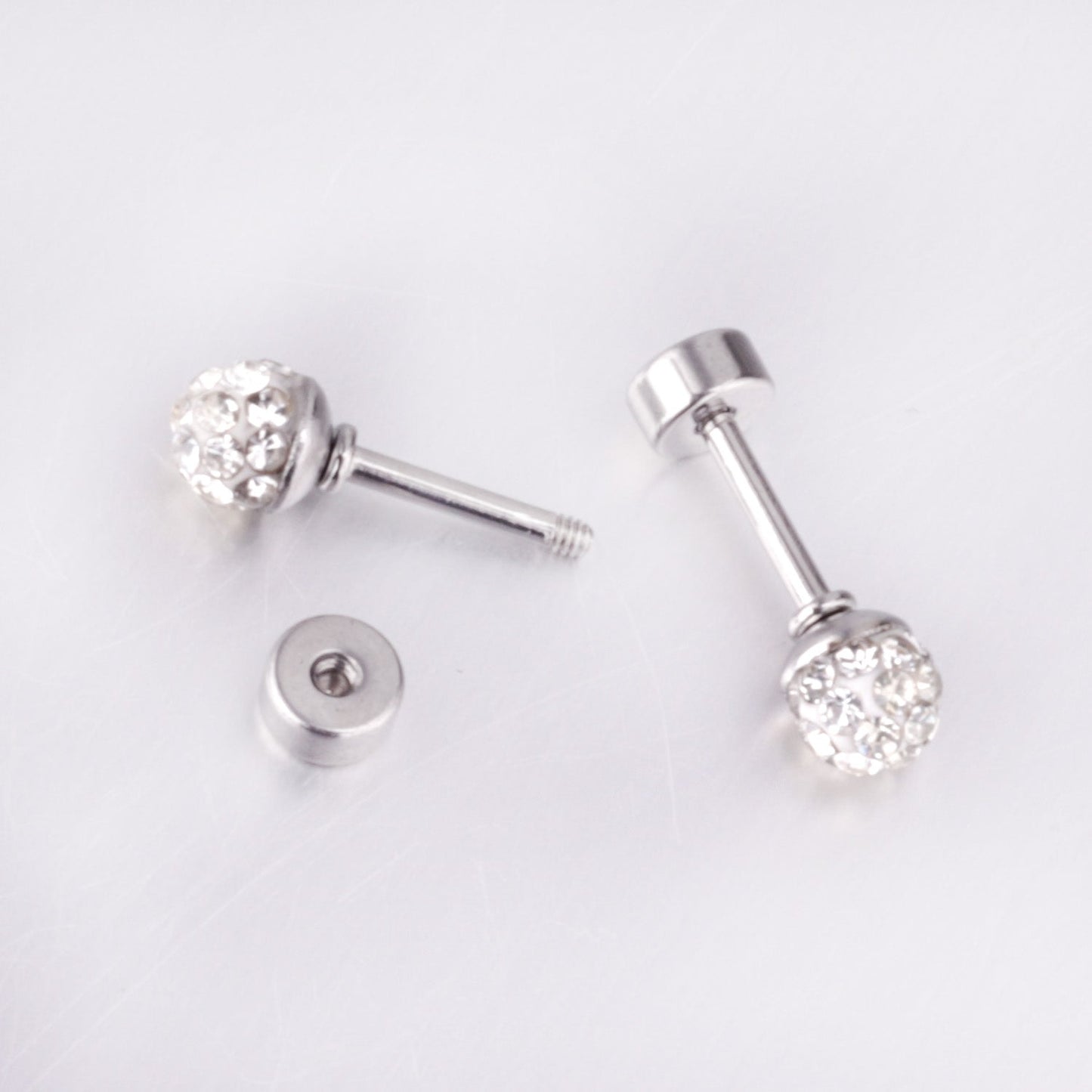 4mm/6mm/8mm Gold/Steel Shambhala Mixed Color Plugs asonjewelry