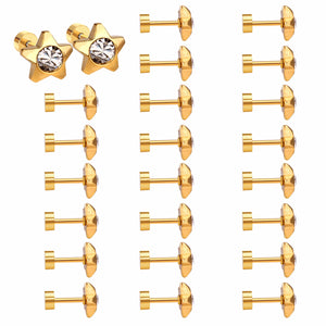 White / Gold / 12pairs