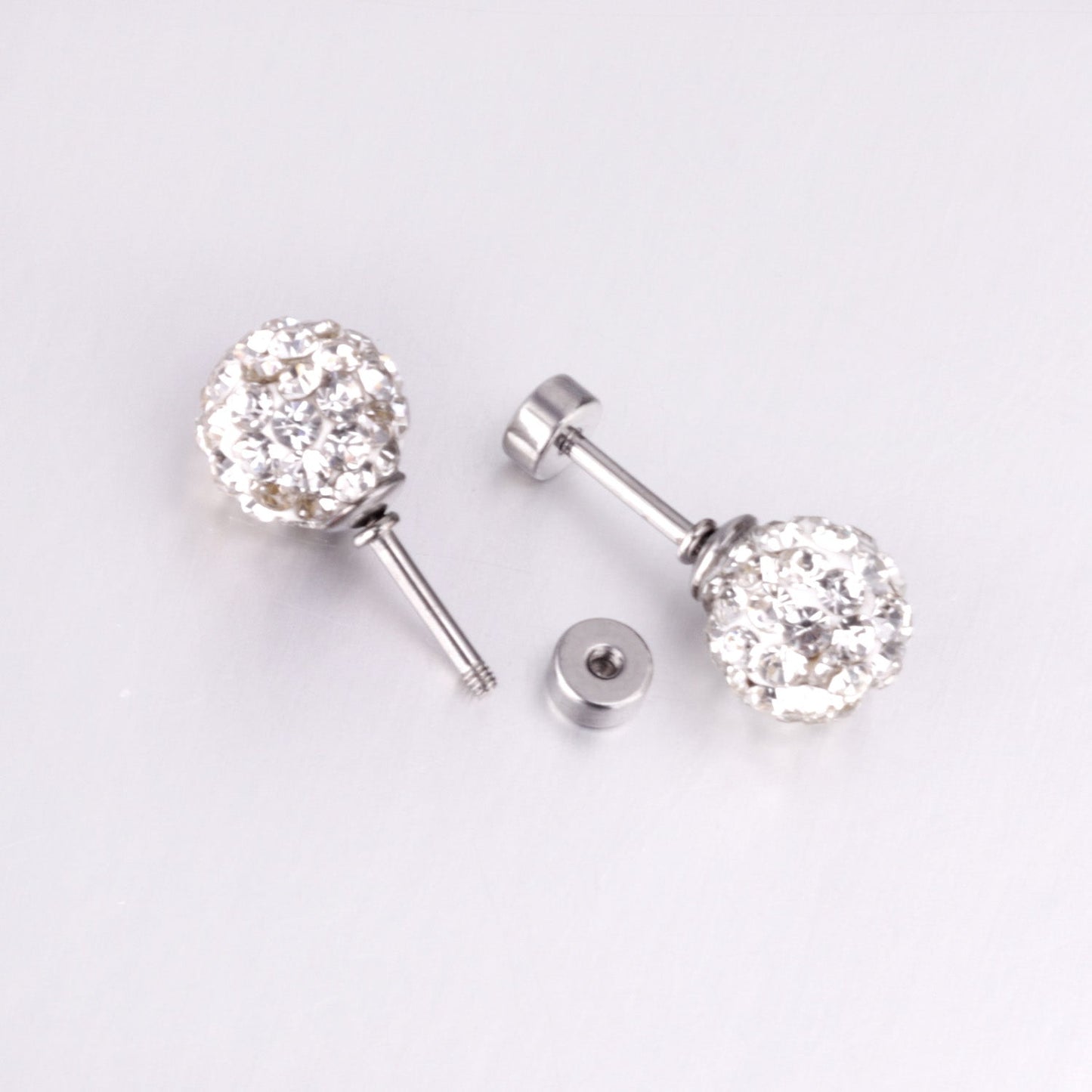 4mm/6mm/8mm Gold/Steel Shambhala Mixed Color Plugs asonjewelry