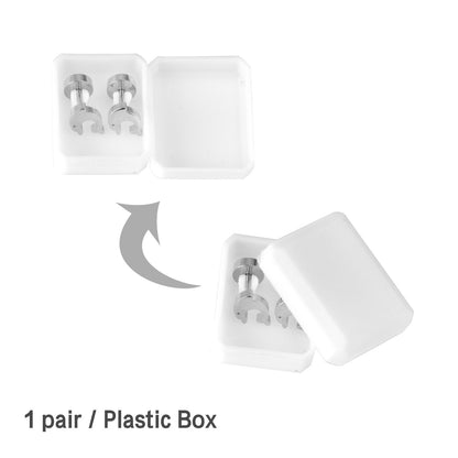 12 pairs Dolphin Shape Steel Goldtone Screwback Stud Earrings asonjewelry