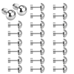 Steel / 4mm / 12/pair