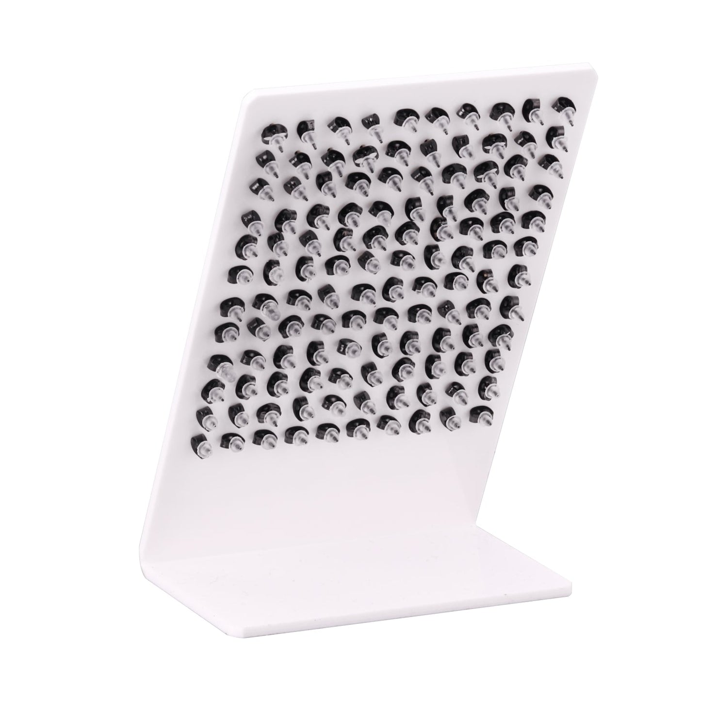 3-8 Card Holder Steel Color/Gold/Rose Gold/Black/Mixed/Seven Color Steel Bead Earrings asonjewelry