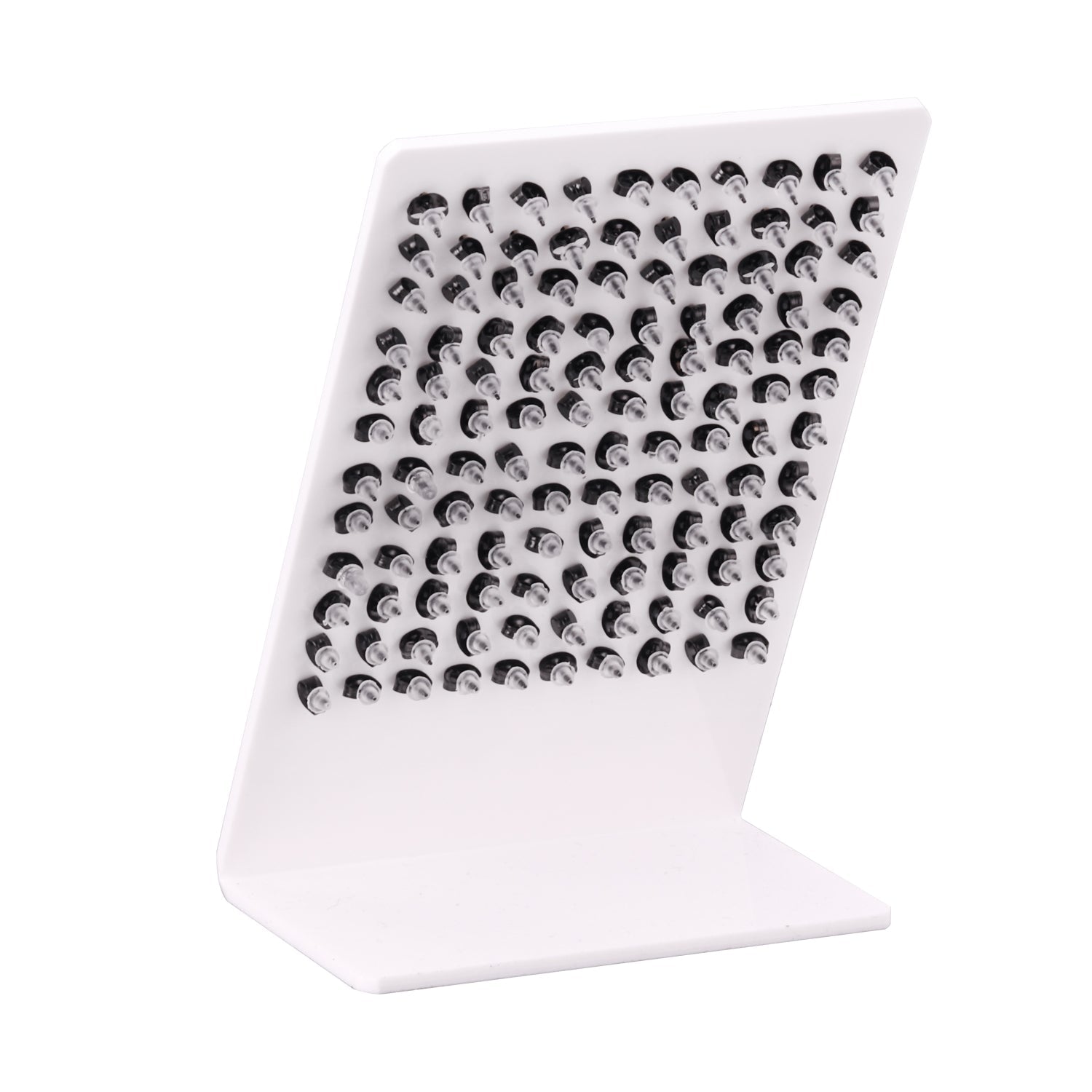 3-8 Card Holder Steel Color/Gold/Rose Gold/Black/Mixed/Seven Color Steel Bead Earrings asonjewelry