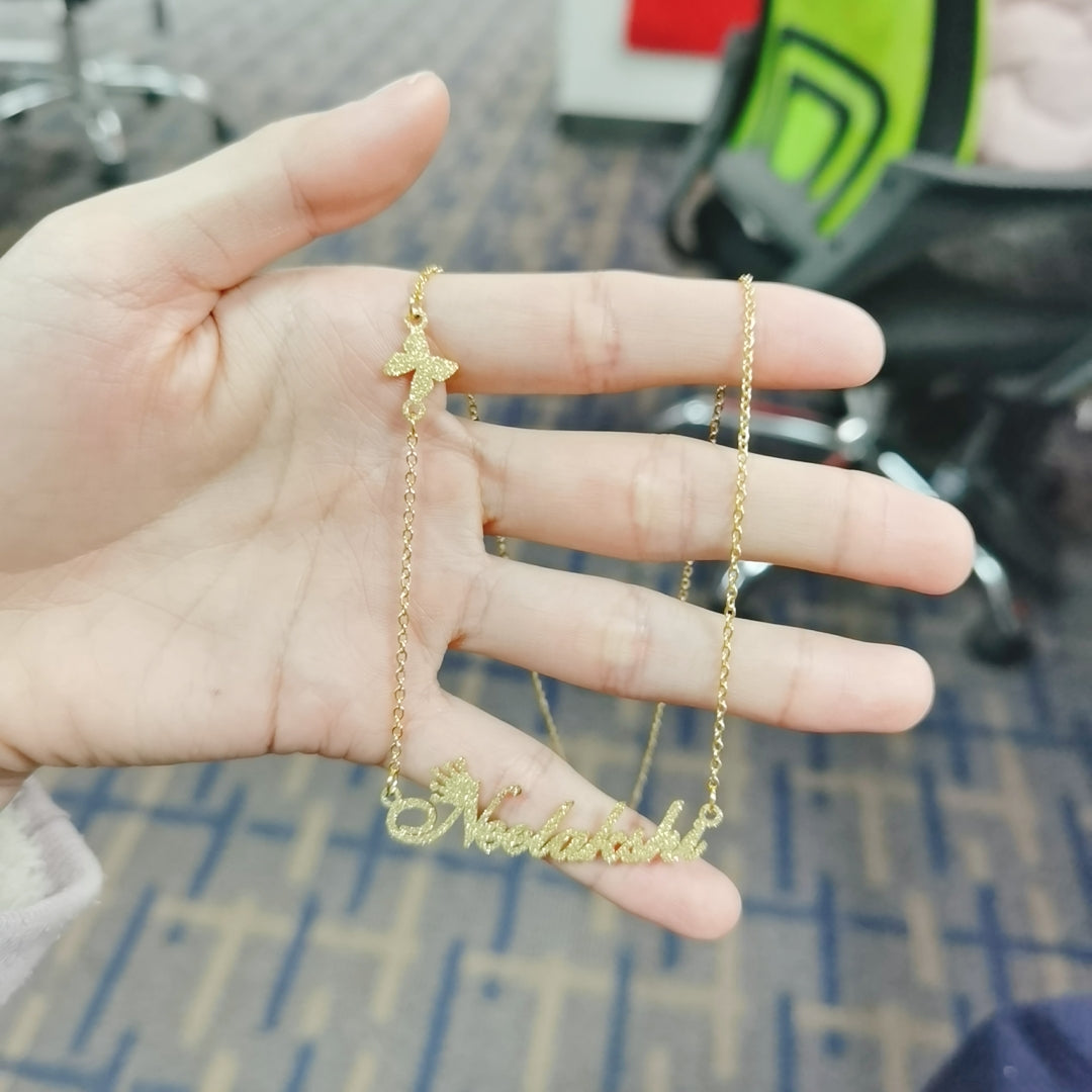 Lettering customization style 2 316L asonjewelry