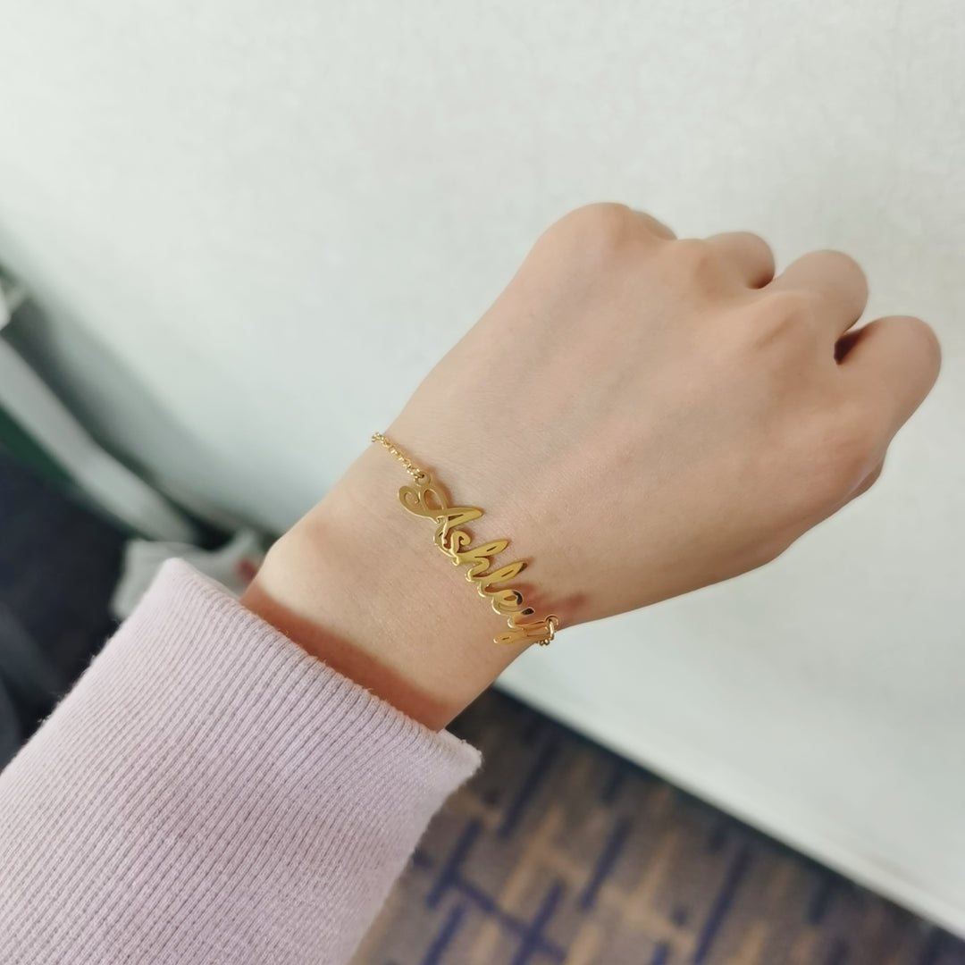 Lettering customization style 8 316L asonjewelry