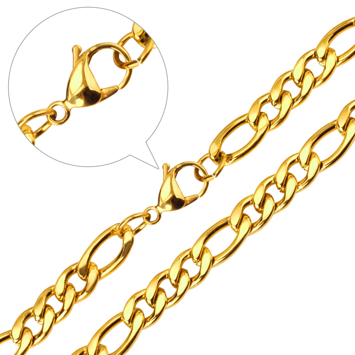 Fashion 5mm & 7mm Necklace DIY Matching Chain asonjewelry