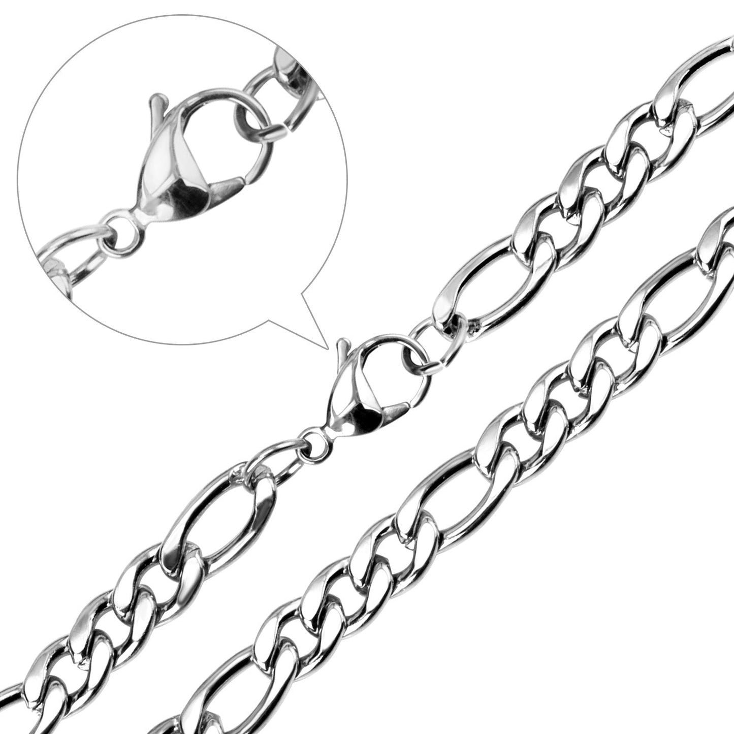 Fashion 5mm & 7mm Necklace DIY Matching Chain asonjewelry