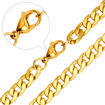 Fashion Men Women Popular 5mm & 7mm Necklace Chain asonjewelry