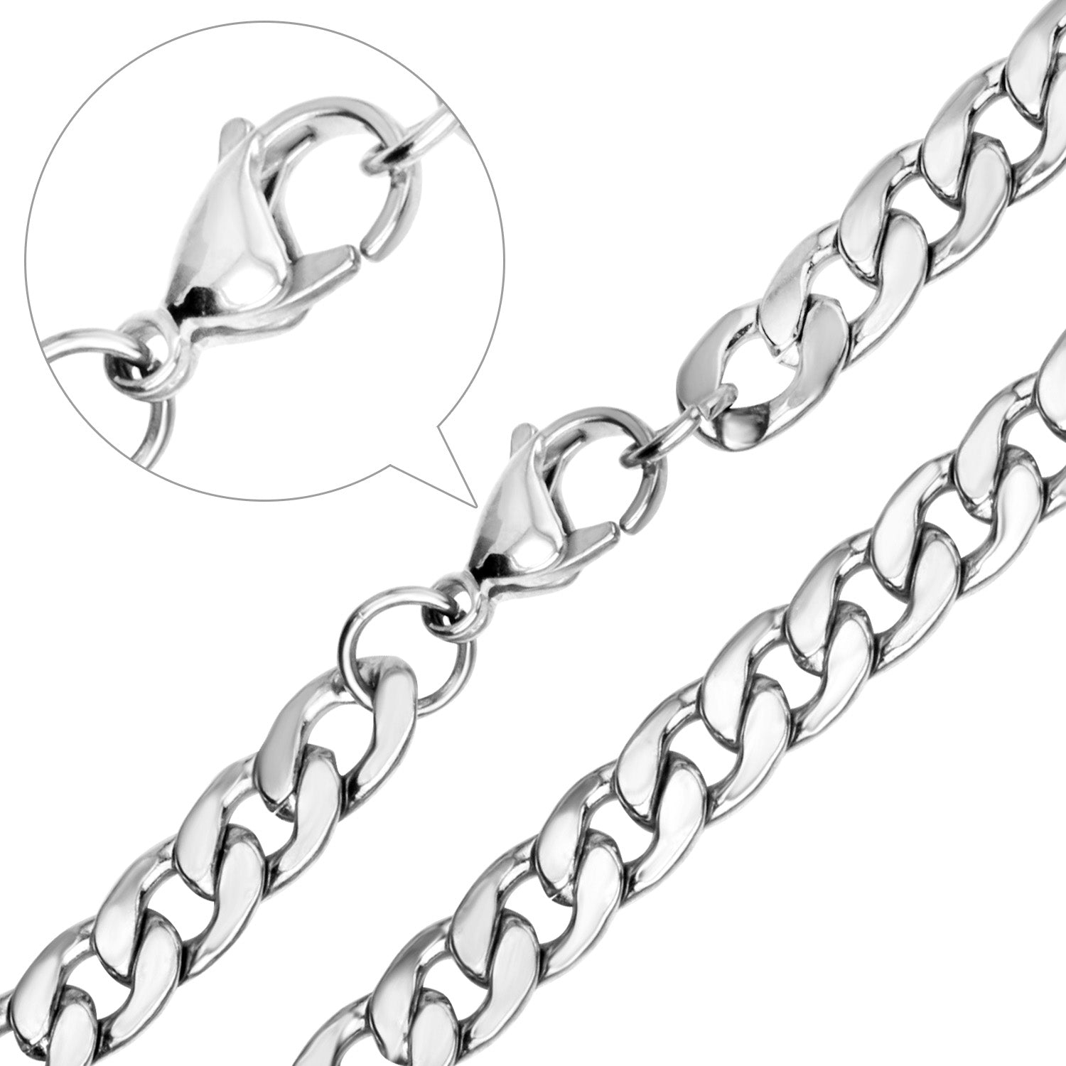 Fashion Men Women Popular 5mm & 7mm Necklace Chain asonjewelry