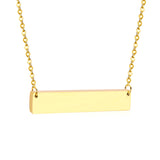 Necklace Cross 0.4*45+5cm Pendant Full Light 35*7*1.9mm Steel Color/Gold Color