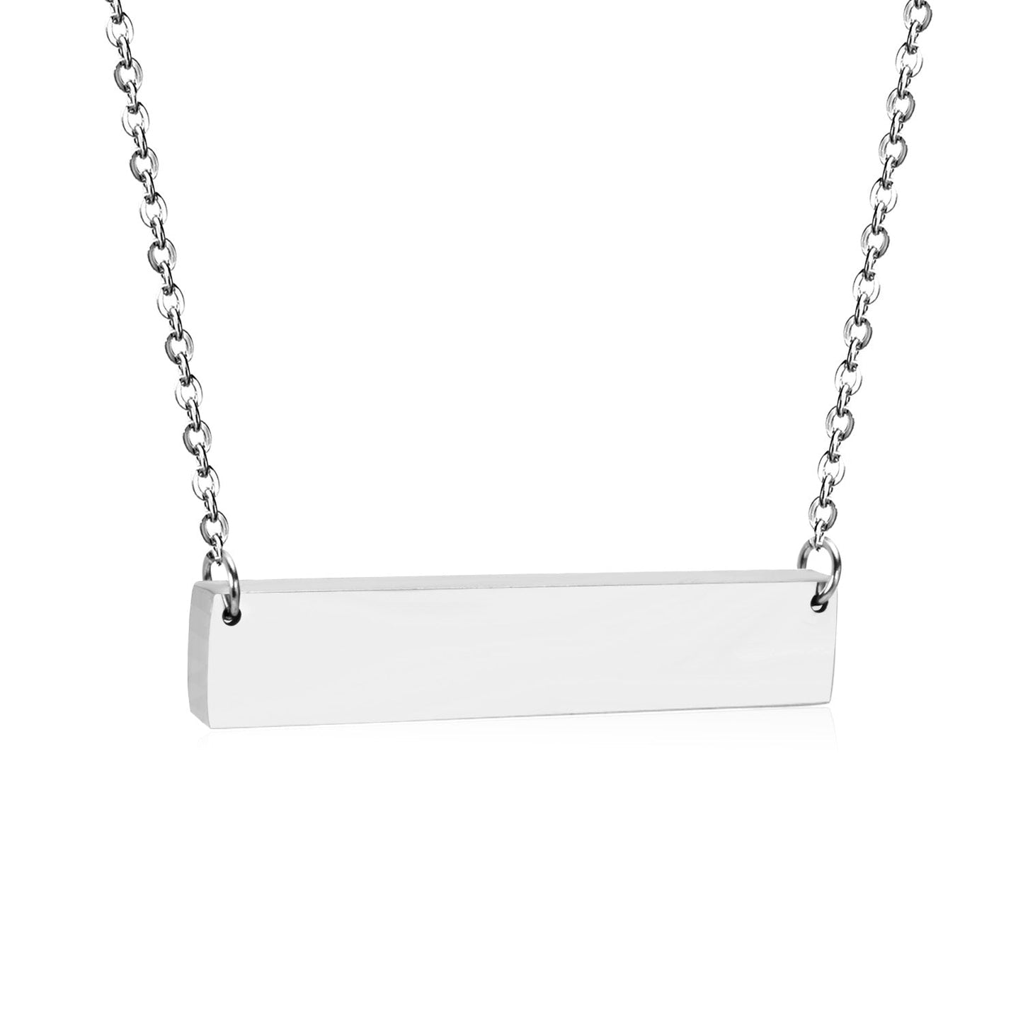 Necklace Cross 0.4*45+5cm Pendant Full Light 35*7*1.9mm Steel Color/Gold Color asonjewelry