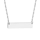 Necklace Cross 0.4*45+5cm Pendant Full Light 35*7*1.9mm Steel Color/Gold Color