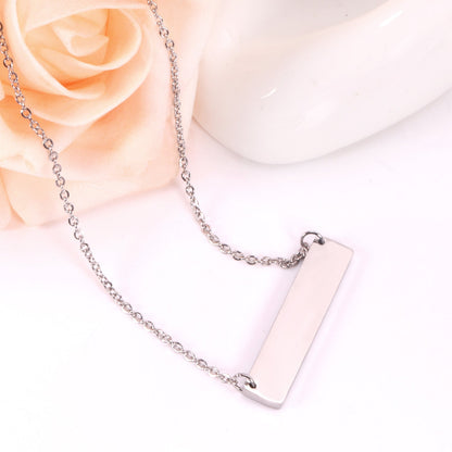 Necklace Cross 0.4*45+5cm Pendant Full Light 35*7*1.9mm Steel Color/Gold Color asonjewelry