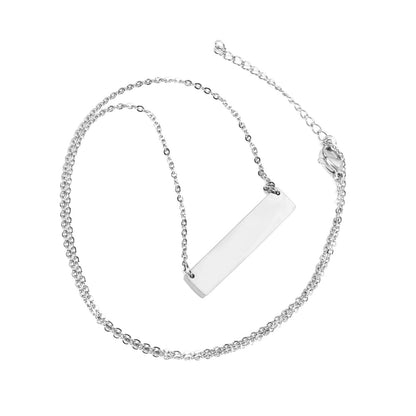 Necklace Cross 0.4*45+5cm Pendant Full Light 35*7*1.9mm Steel Color/Gold Color asonjewelry