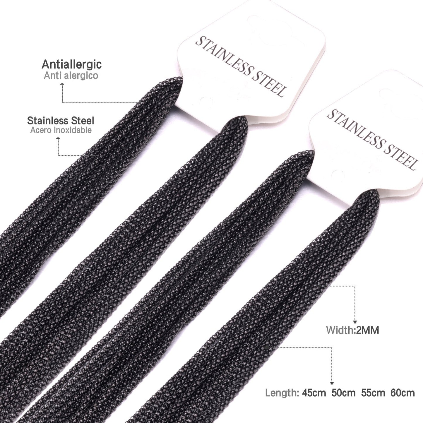 ASON 10pcs / 2mm*45~60cm Corn With Chain asonjewelry