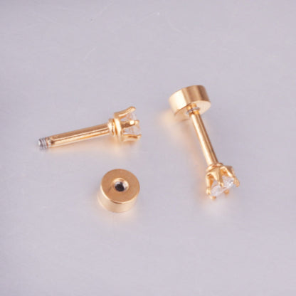 3mm/6mm Steel/Gold Round Mixed Drill Plugs asonjewelry