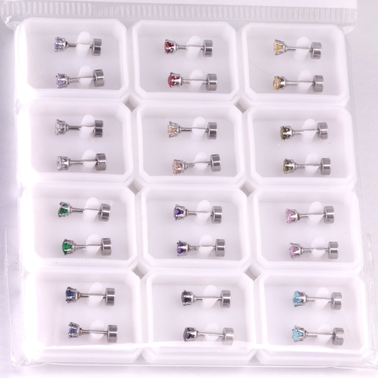 3mm/6mm Steel/Gold Round Mixed Drill Plugs asonjewelry