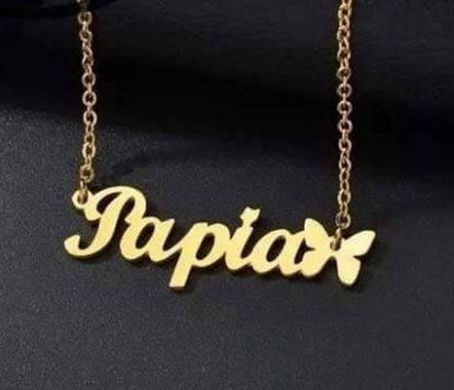 Lettering customization style 1 316L asonjewelry
