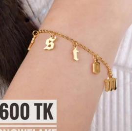 Lettering customization style 8 316L asonjewelry