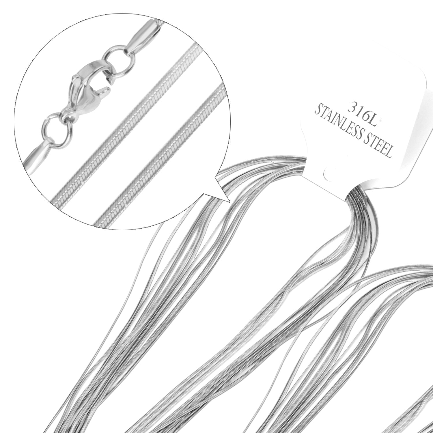 ASON 10pcs / Accessory ChainStainless Steel asonjewelry