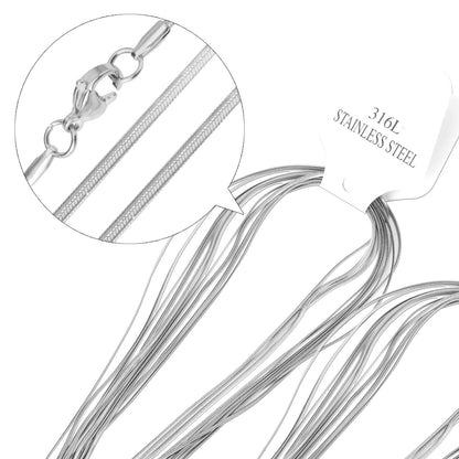 ASON 10pcs / Accessory ChainStainless Steel asonjewelry