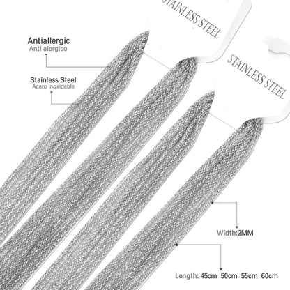 ASON 10pcs / 2mm*45~60cm Corn With Chain asonjewelry