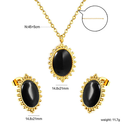 14.8*24mm loose bead side oval with green/white/black/red cat's eye stone set asonjewelry