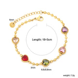 8.6*8.6mm multi-color zirconia beads in five colors, 3mm bead necklace, 18+3cm+6mm round pendant, bracelet, gold asonjewelry