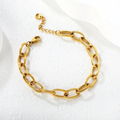 5.2 * 29mm chain accessory 0.3 cross chain 18 + 3cm + 6mm round tail brand bracelet gold asonjewelry