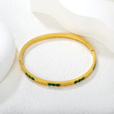 Width 14mm, inner diameter 60mm, irregular smooth textured wave silk satin bracelet, gold color asonjewelry