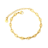 (Same as LPS95301G) Pig Nose Bracelet, Gold