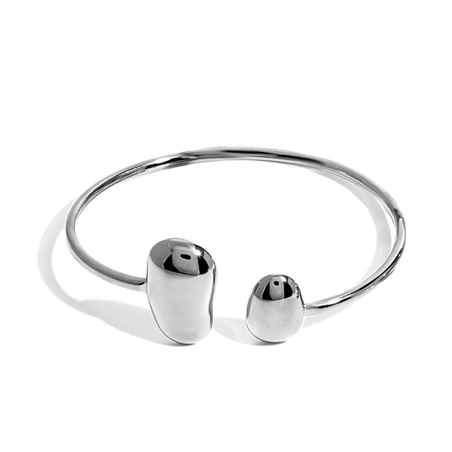 Waterdrop Bracelet Steel/Gold 2.5mm Wire Diameter 60cm Accessories: 13x21mm + 11x15mm