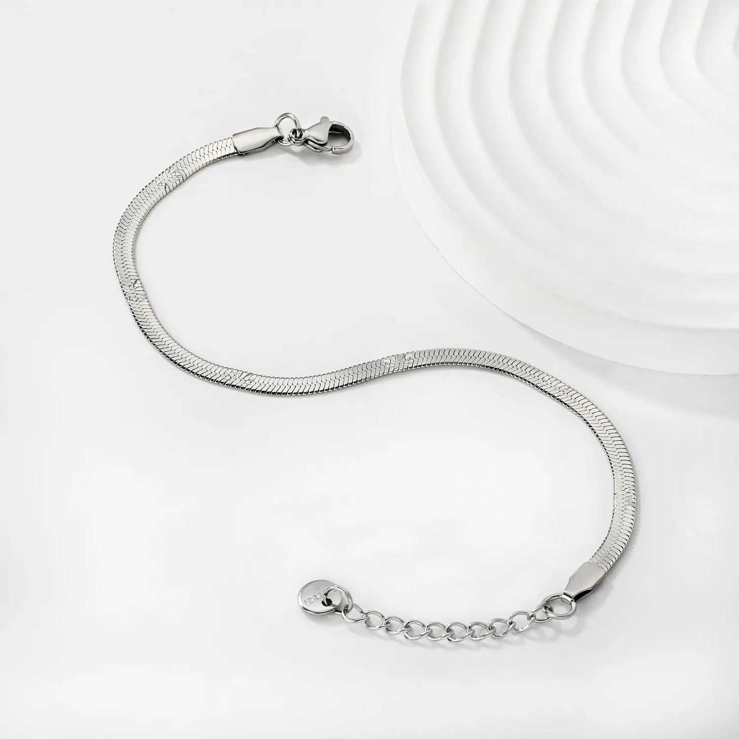 3.0 Pressure Sunflower Blade Chain 17 + 3cm + 6mm Round Tail Brand Hand Chain Steel/Gold asonjewelry