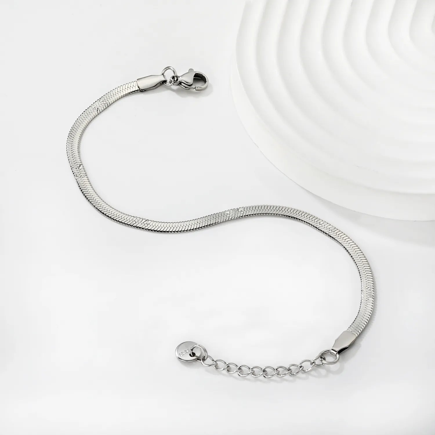 3.0 Pressure Sunflower Blade Chain 17 + 3cm + 6mm Round Tail Brand Hand Chain Steel/Gold asonjewelry