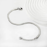 3.0 Pressure Sunflower Blade Chain 17 + 3cm + 6mm Round Tail Brand Hand Chain Steel/Gold